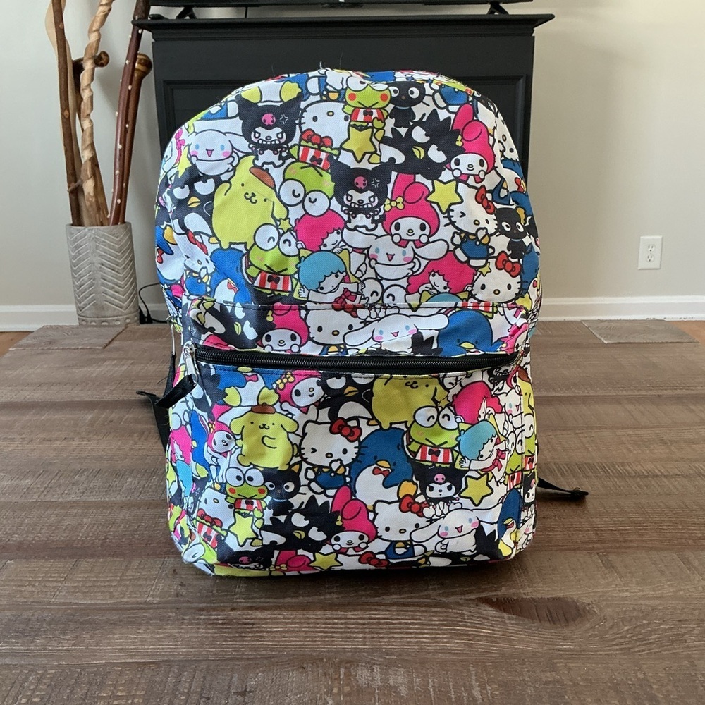 Sanrio Hello Kitty & Friends All Over 16" School Backpack with Front Pocket